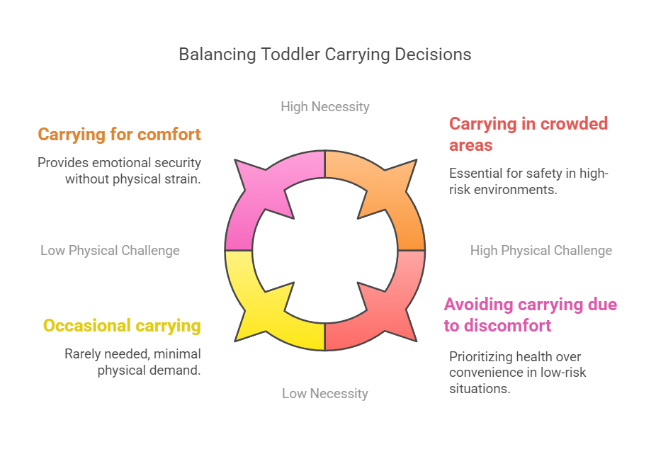 Balancing Toddler Carrying Decisions