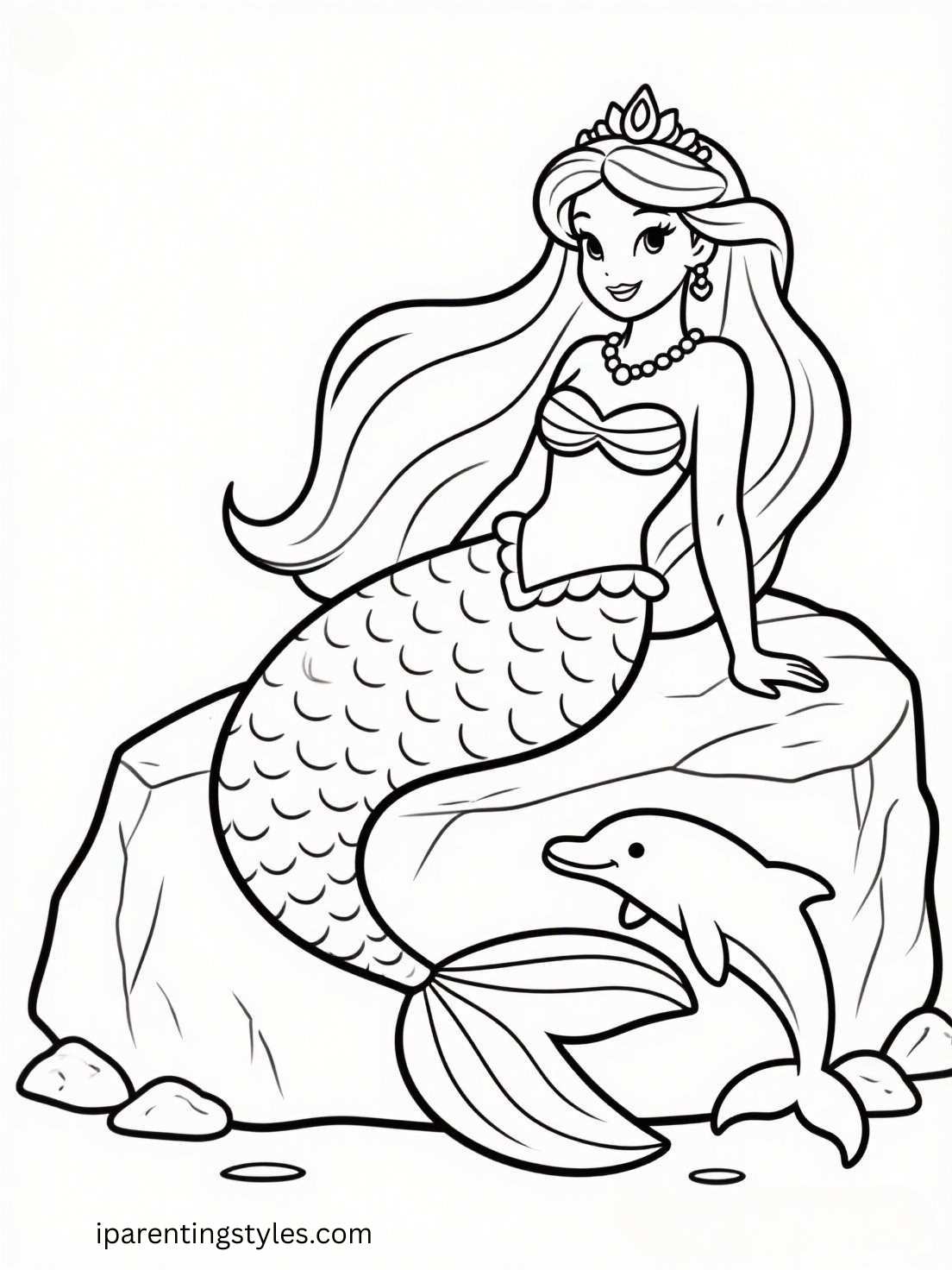 🧜🏻‍♀️ Dive into Creativity: Free Mermaid Coloring Sheets for Kids 🖍️