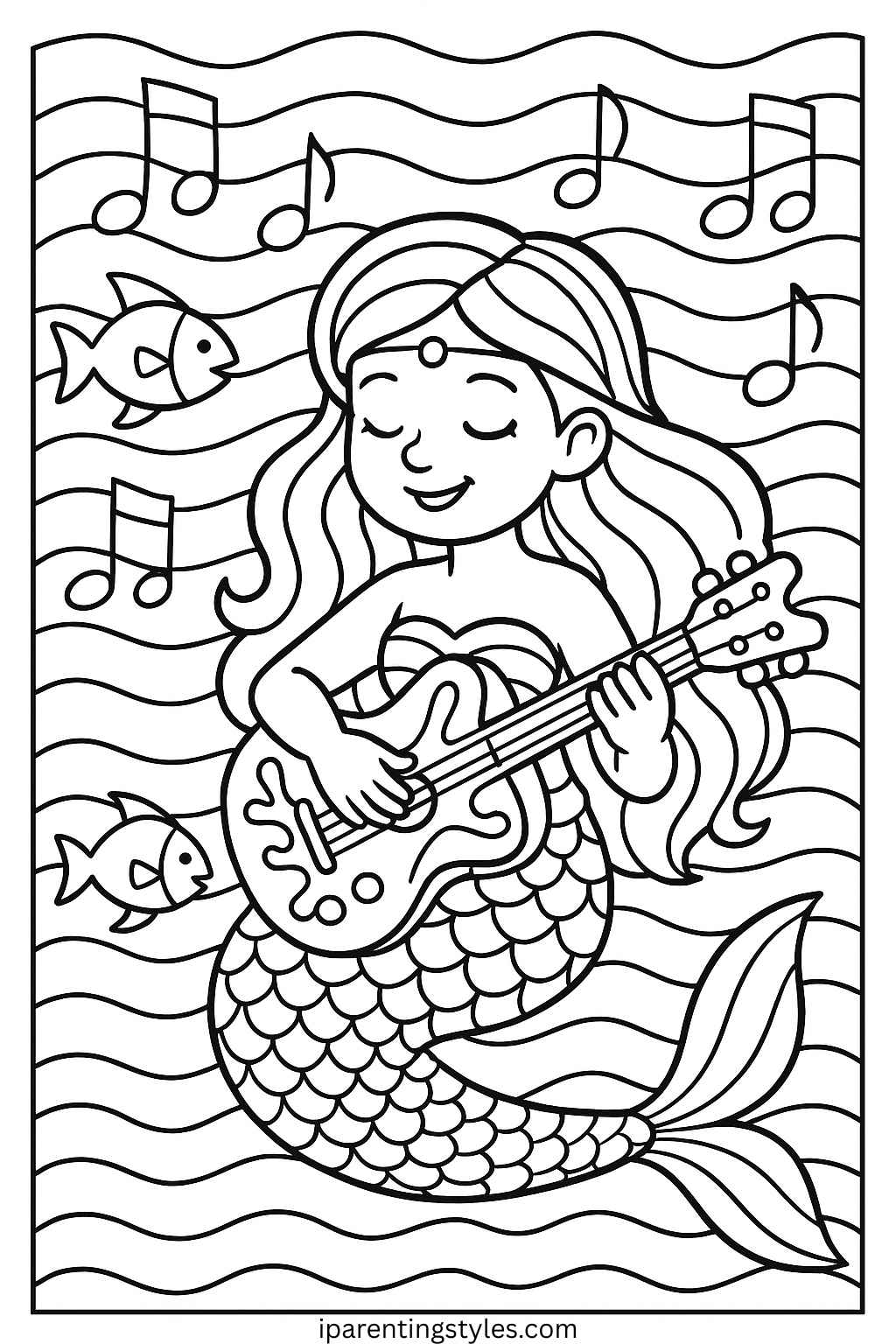 🧜‍♀️ Splash into Creativity: Free Mermaid Coloring Sheets for Kids