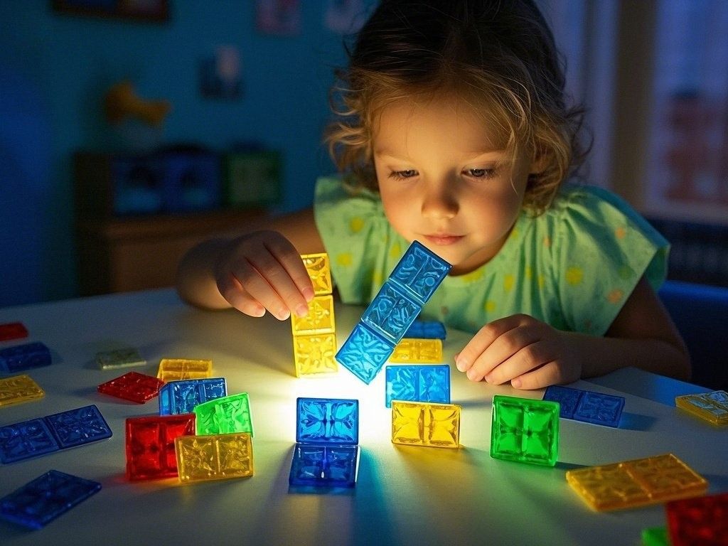Sensory Light Box Exploration