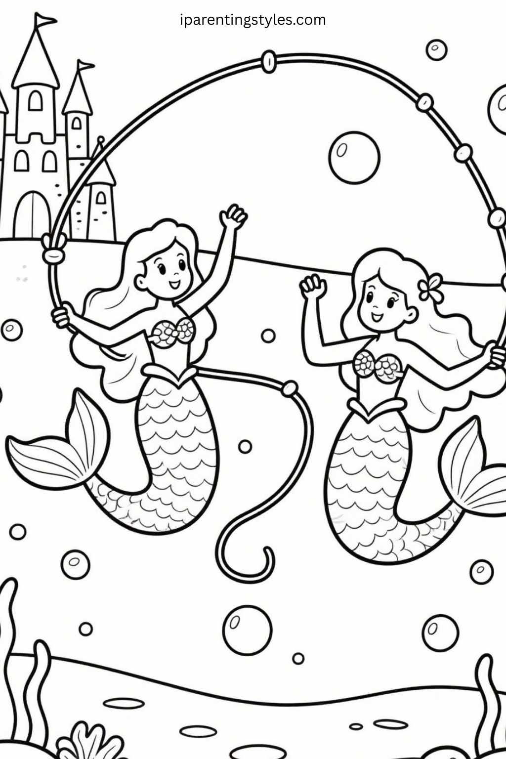🧜‍♀️ Splash into Creativity: Free Mermaid Coloring Sheets for Kids