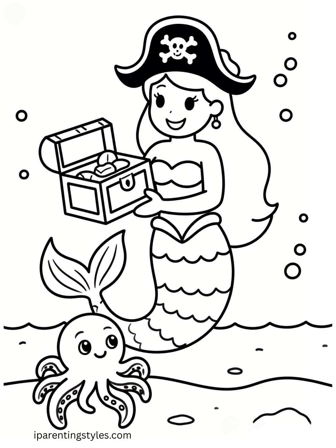 🧜🏻‍♀️ Dive into Creativity: Free Mermaid Coloring Sheets for Kids 🖍️