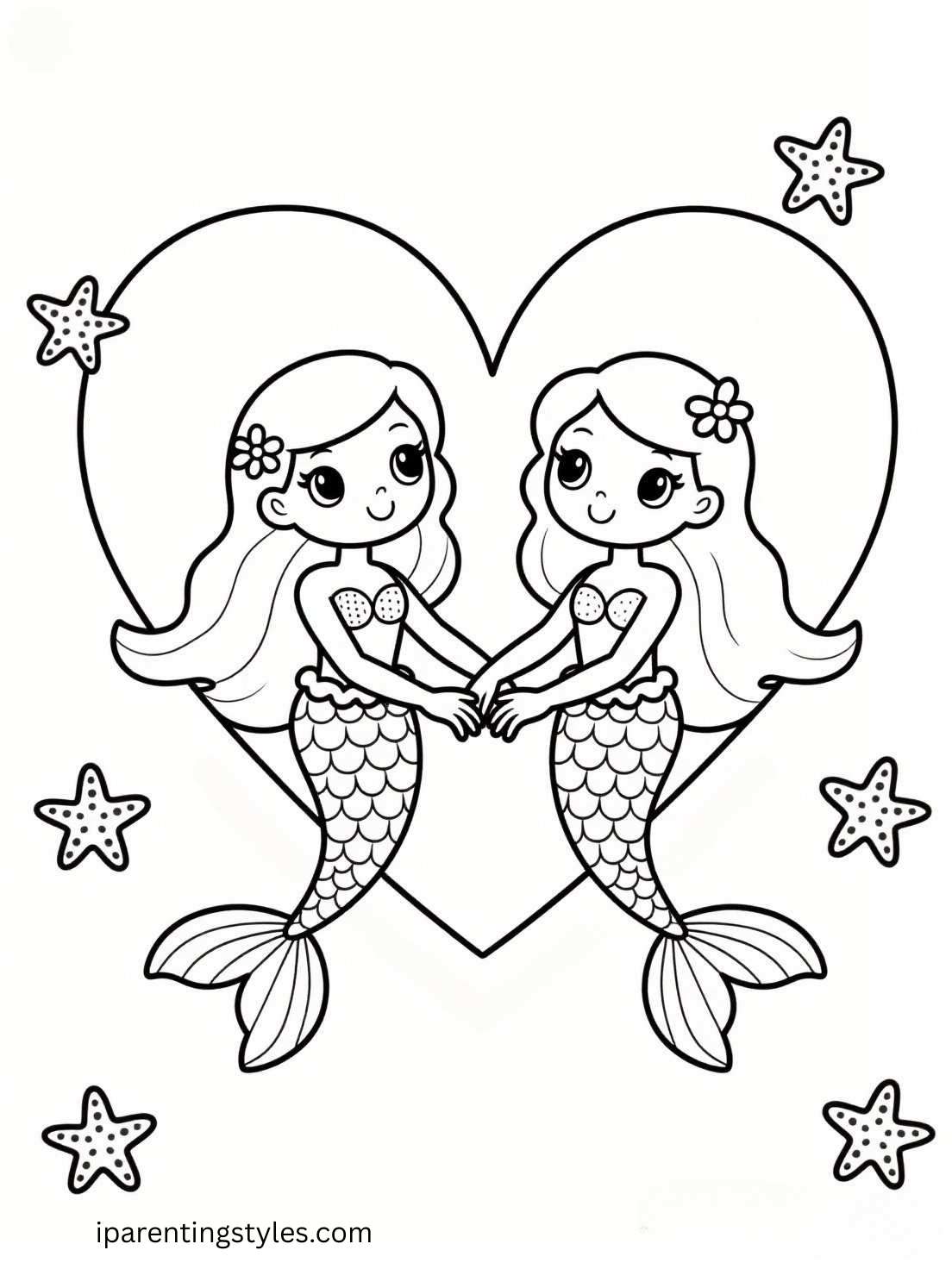 🧜🏻‍♀️ Dive into Creativity: Free Mermaid Coloring Sheets for Kids 🖍️