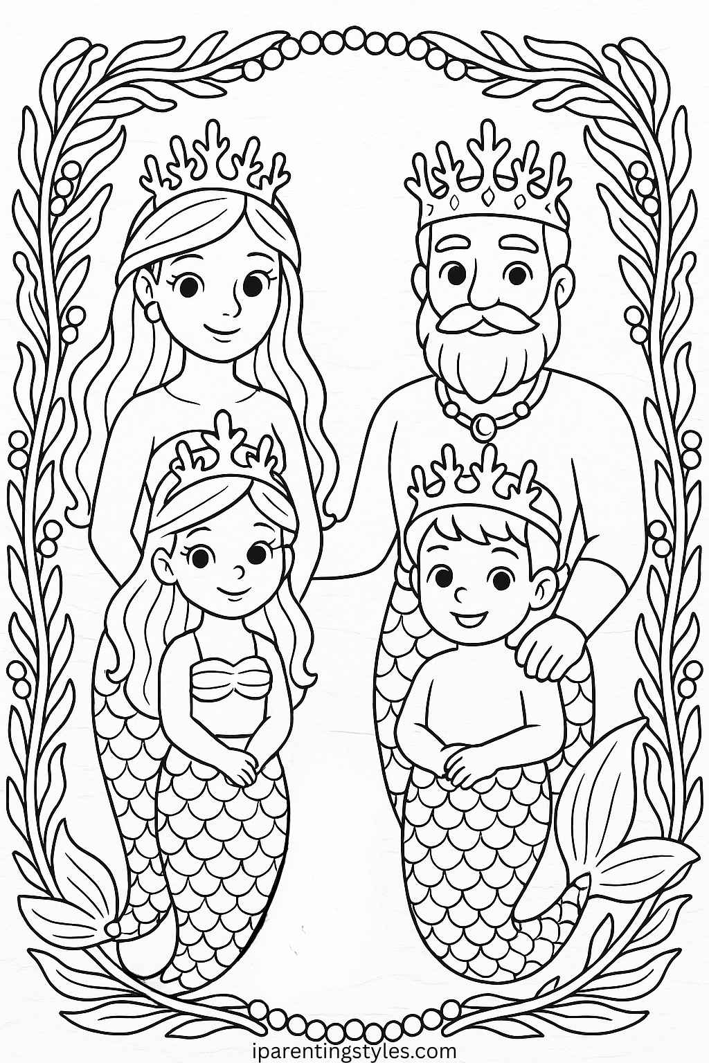 🧜‍♀️ Splash into Creativity: Free Mermaid Coloring Sheets for Kids