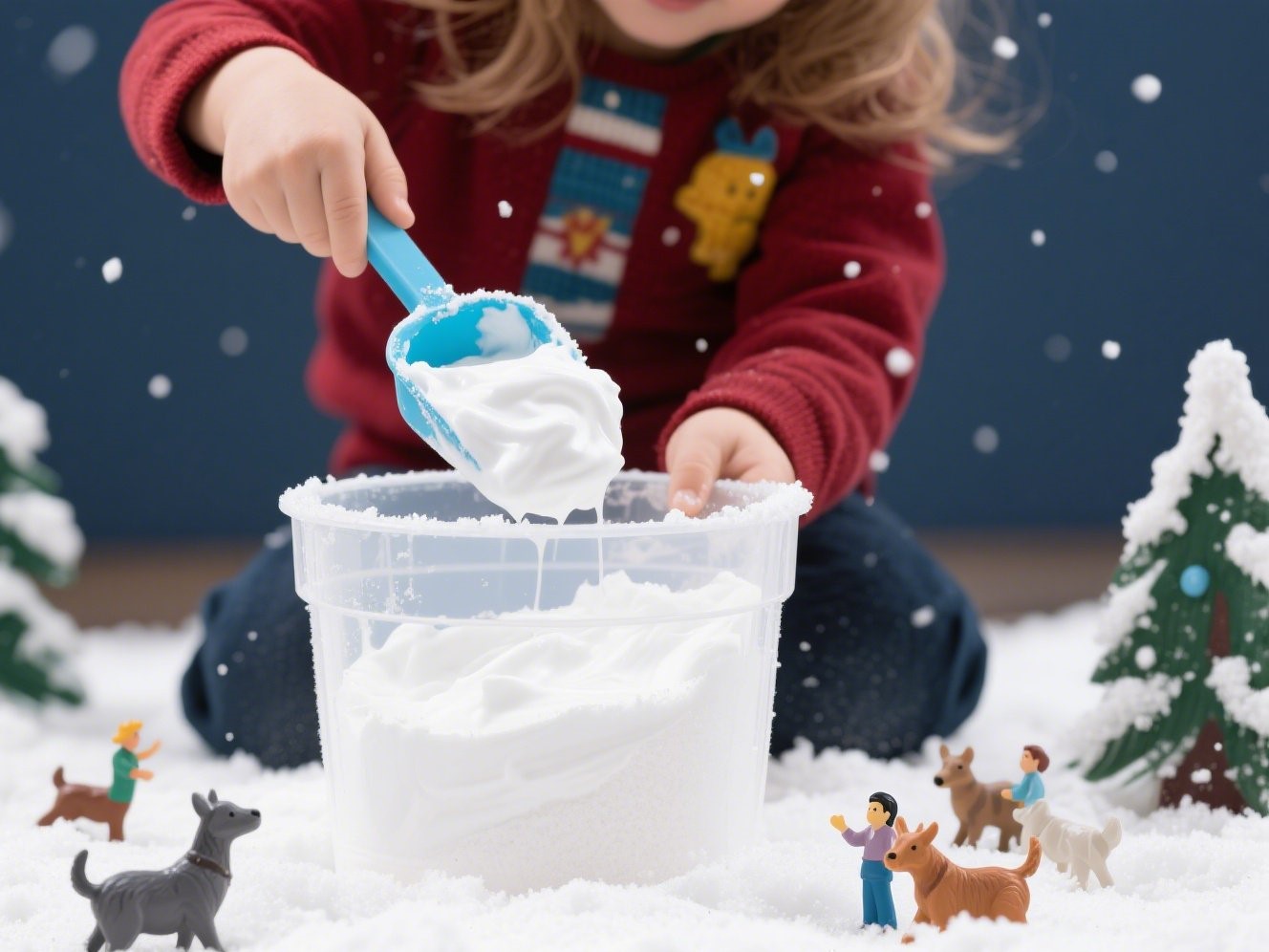 13. Fake Snow Bin