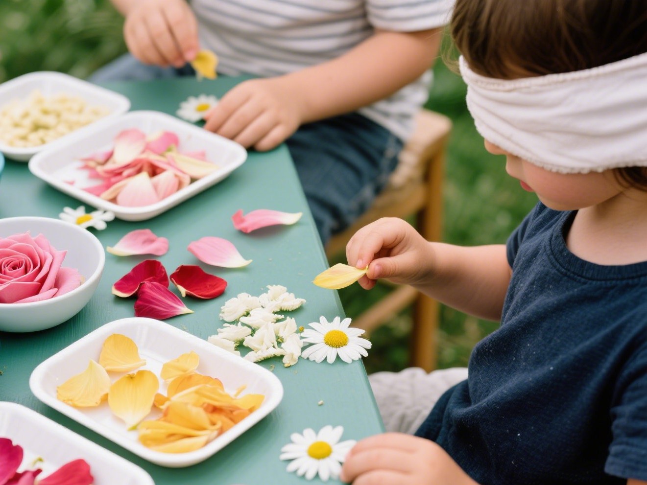 1. Flower Petal Sorting and Scent Exploration