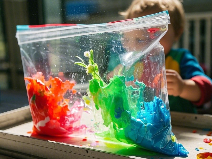 9. Mess-Free Painting Bags