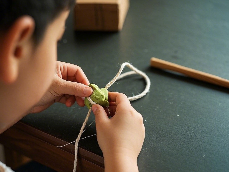 2. Playdough, Cutting, and Lacing
