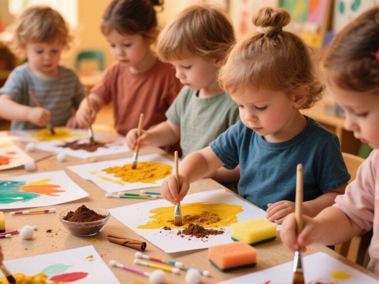 5. Scented Painting with Spices