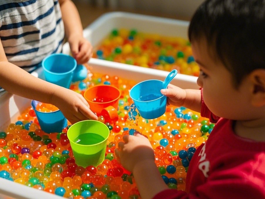 3. Water Beads Sensory Bin