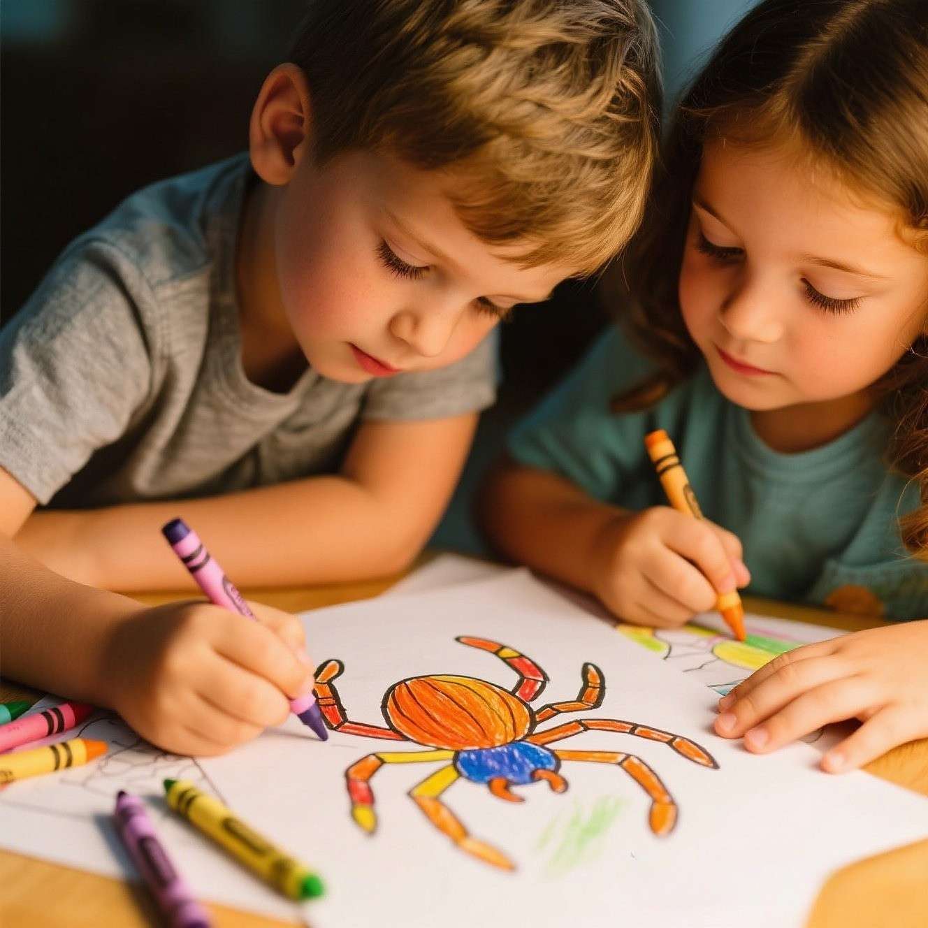 🕷️ Playful Spider Coloring Sheet Collection for Creative Minds
