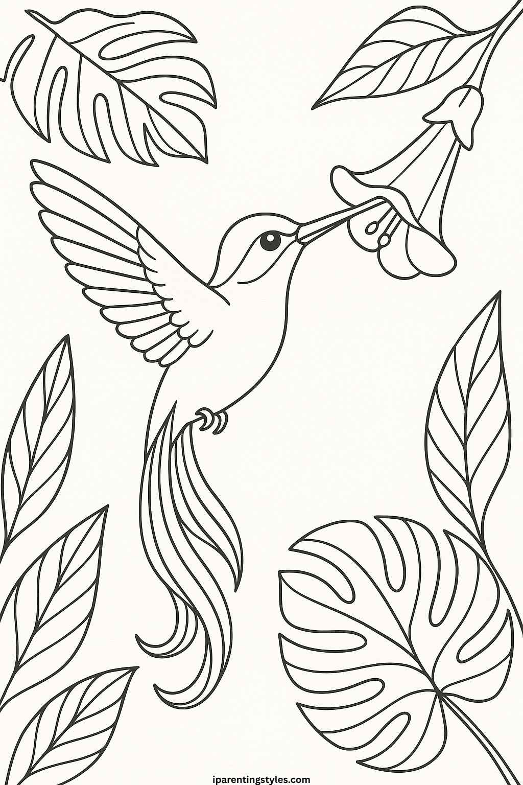 🐦 Enchanting Bird Coloring Sheet Collection "Sheet 1"