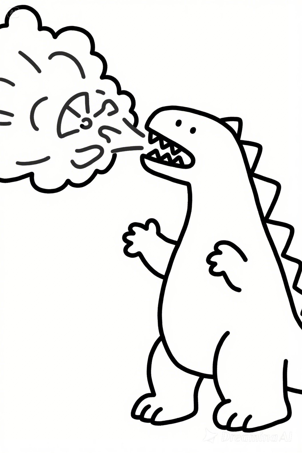 Roar into Creativity: 10 Godzilla Coloring Pages Kids Will Love