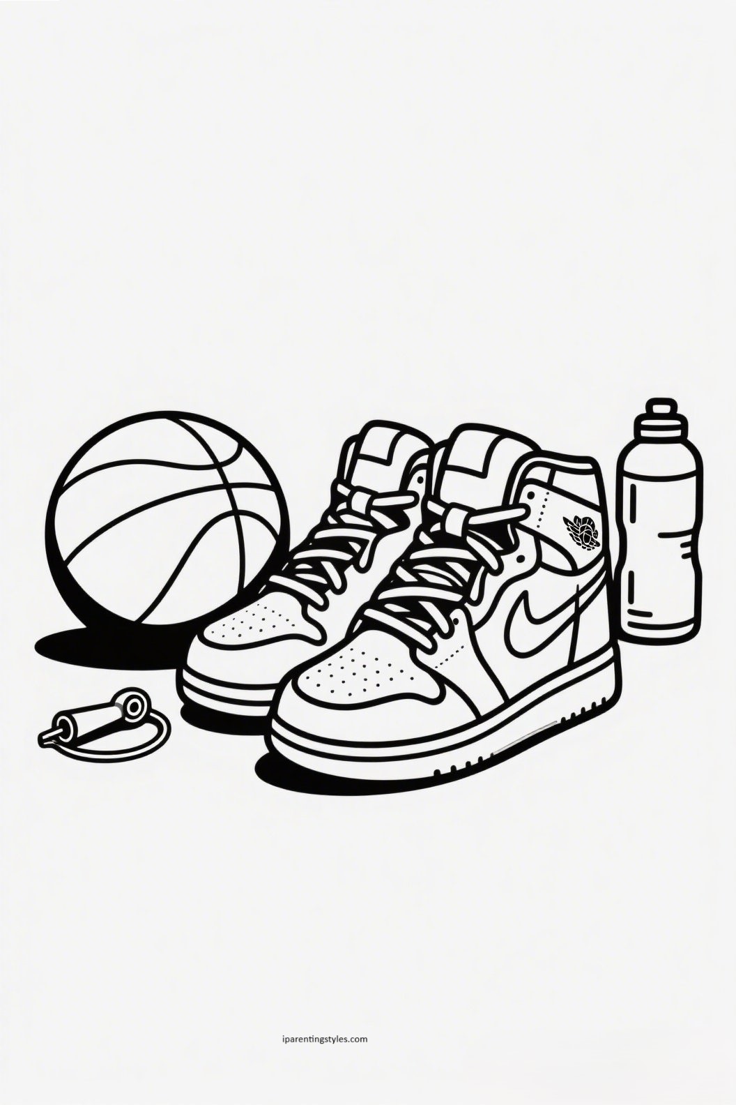 10 Adorable Basketball-Themed Coloring Pages for Kids! 🏀✨