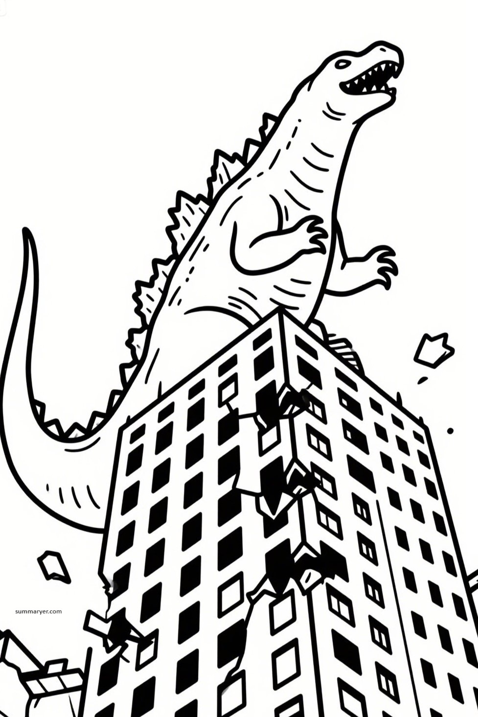 10 Epic Godzilla Coloring Sheet Ideas for Kids and Fans