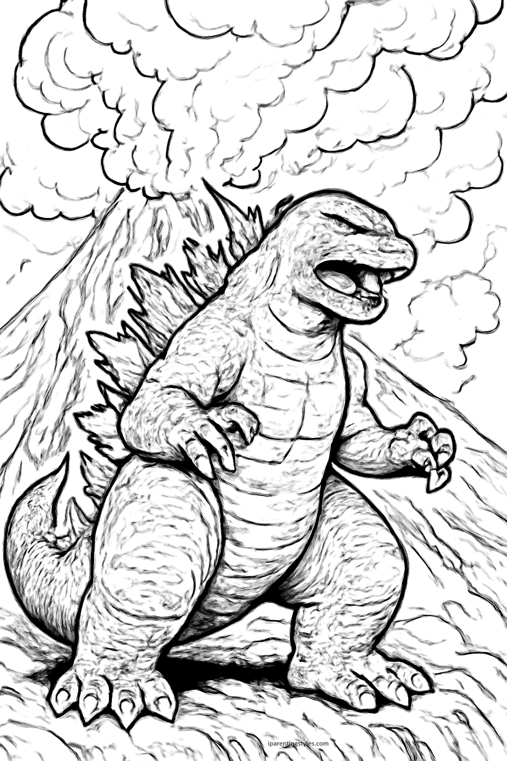 Dive Into the World of Godzilla: The Ultimate Coloring Page Adventure
