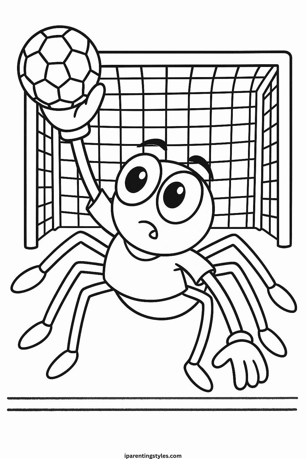 🕷️ Whimsical Web Wonders: Spider Coloring Sheet Adventure 🖍️ "Sheet 10"