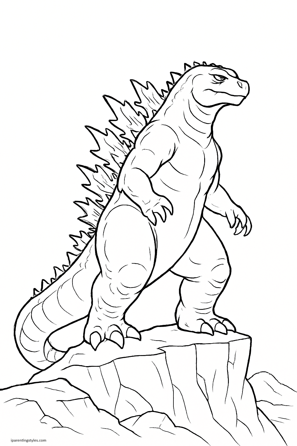 Unleash Your Creativity with These 10 Epic Godzilla Coloring Pages