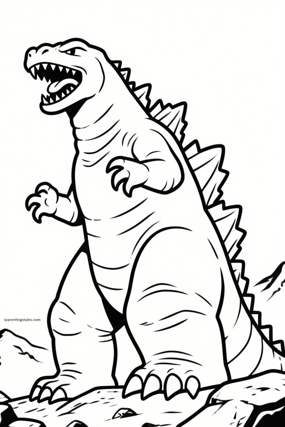 Unleash Your Inner Artist: Free Godzilla Coloring Pages for Monster Fans