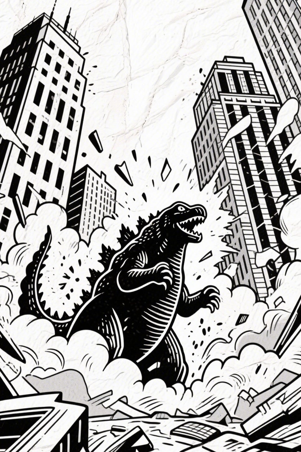🎨 Unleash the King of Monsters — 10 Epic Godzilla Coloring Page Ideas