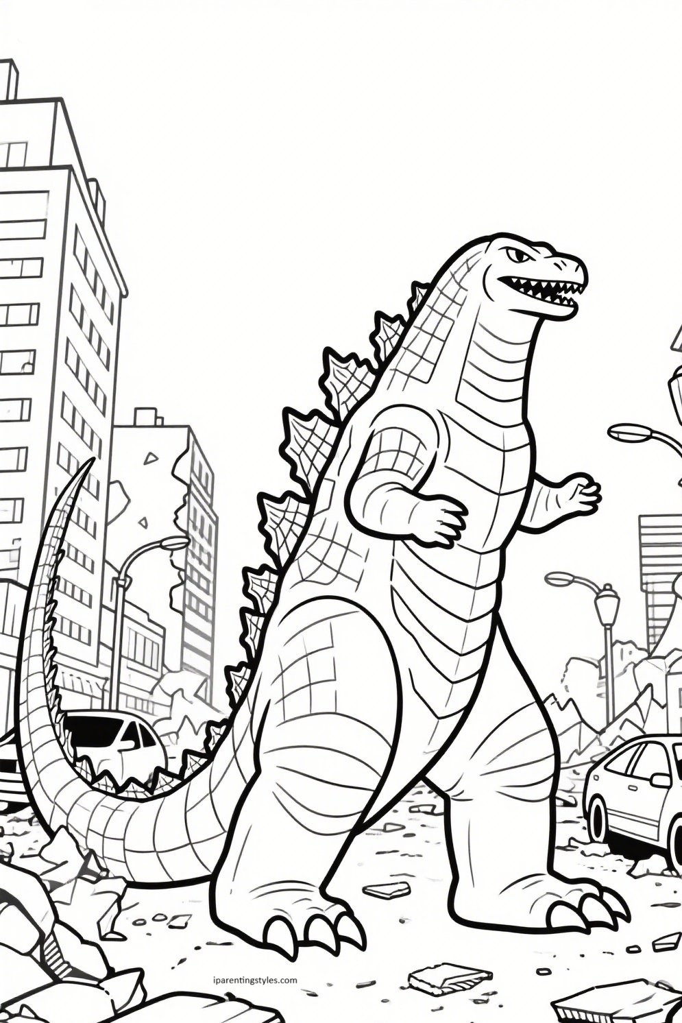 Unleash Your Inner Artist: Free Godzilla Coloring Pages for Monster Fans
