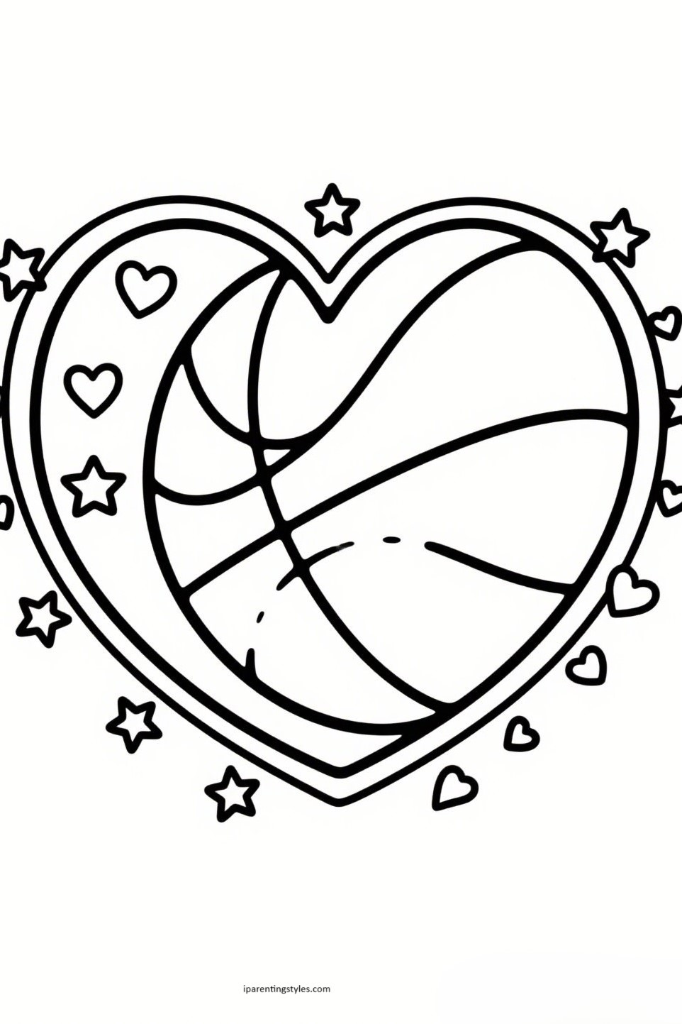 10 Adorable Basketball-Themed Coloring Pages for Kids! 🏀✨