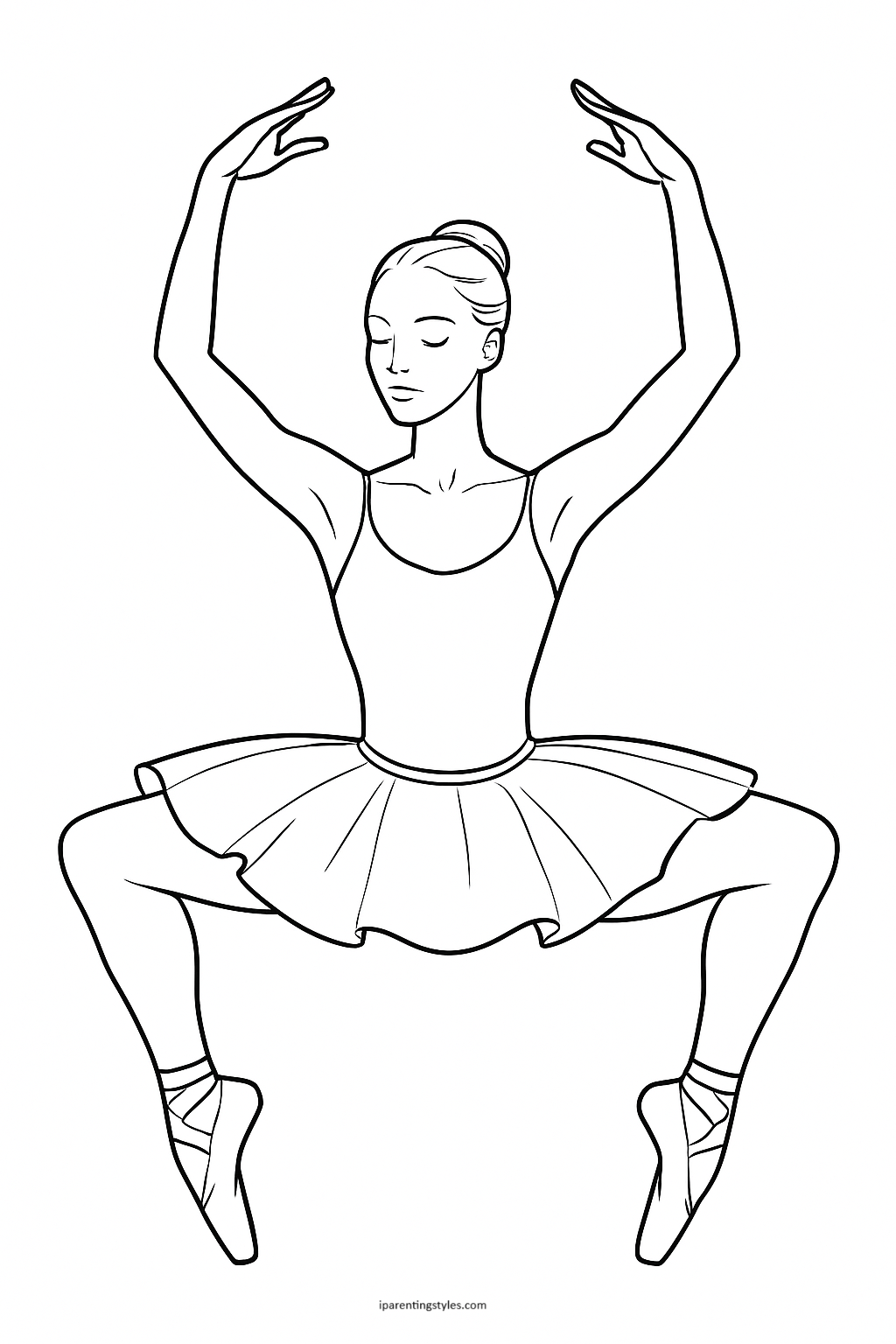 Ballet in Motion: 10 Stunning Ballerina Coloring Pages to Bring Grace to Life