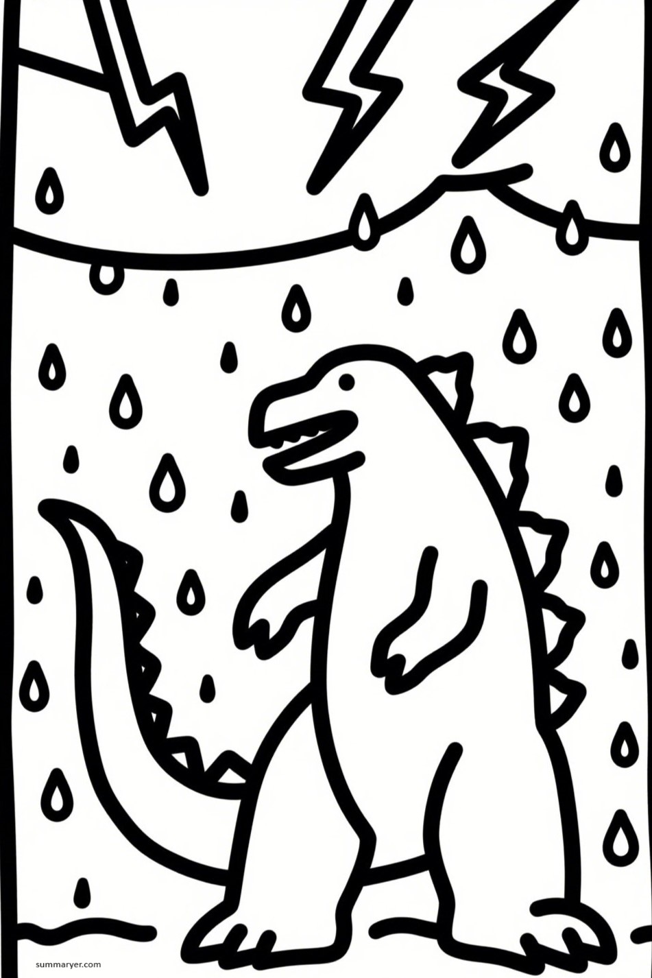 10 Unique Godzilla Coloring Sheet Ideas That Spark Creativity