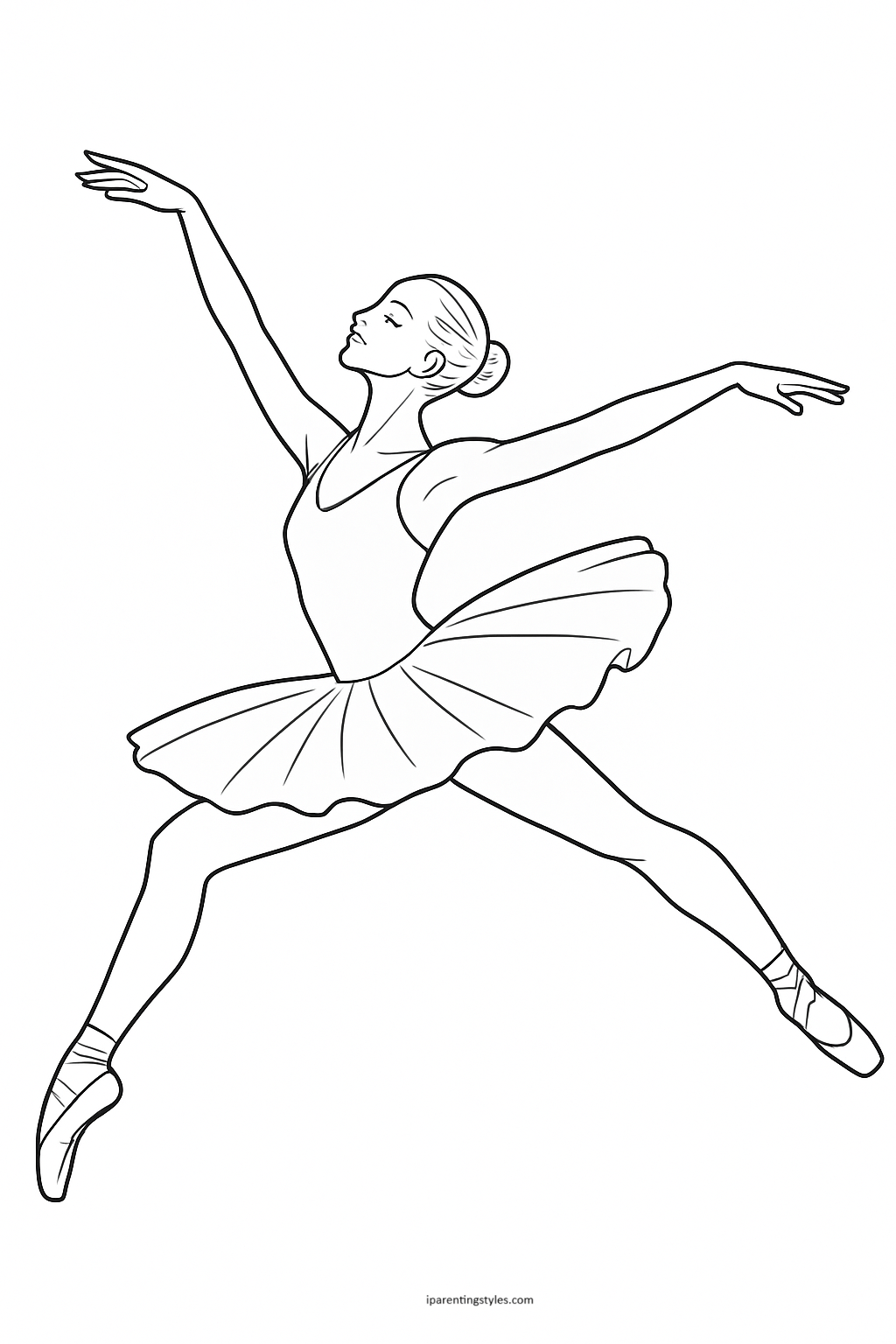 Ballet in Motion: 10 Stunning Ballerina Coloring Pages to Bring Grace to Life