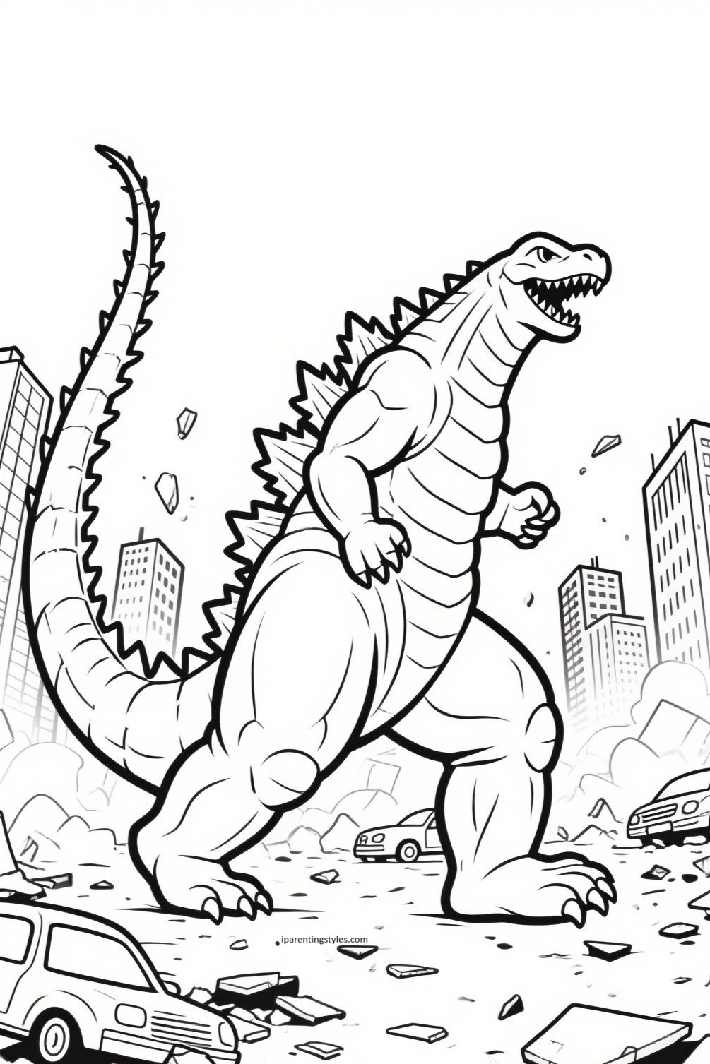 10 Printable Pages to Bring the King of Monsters to Life