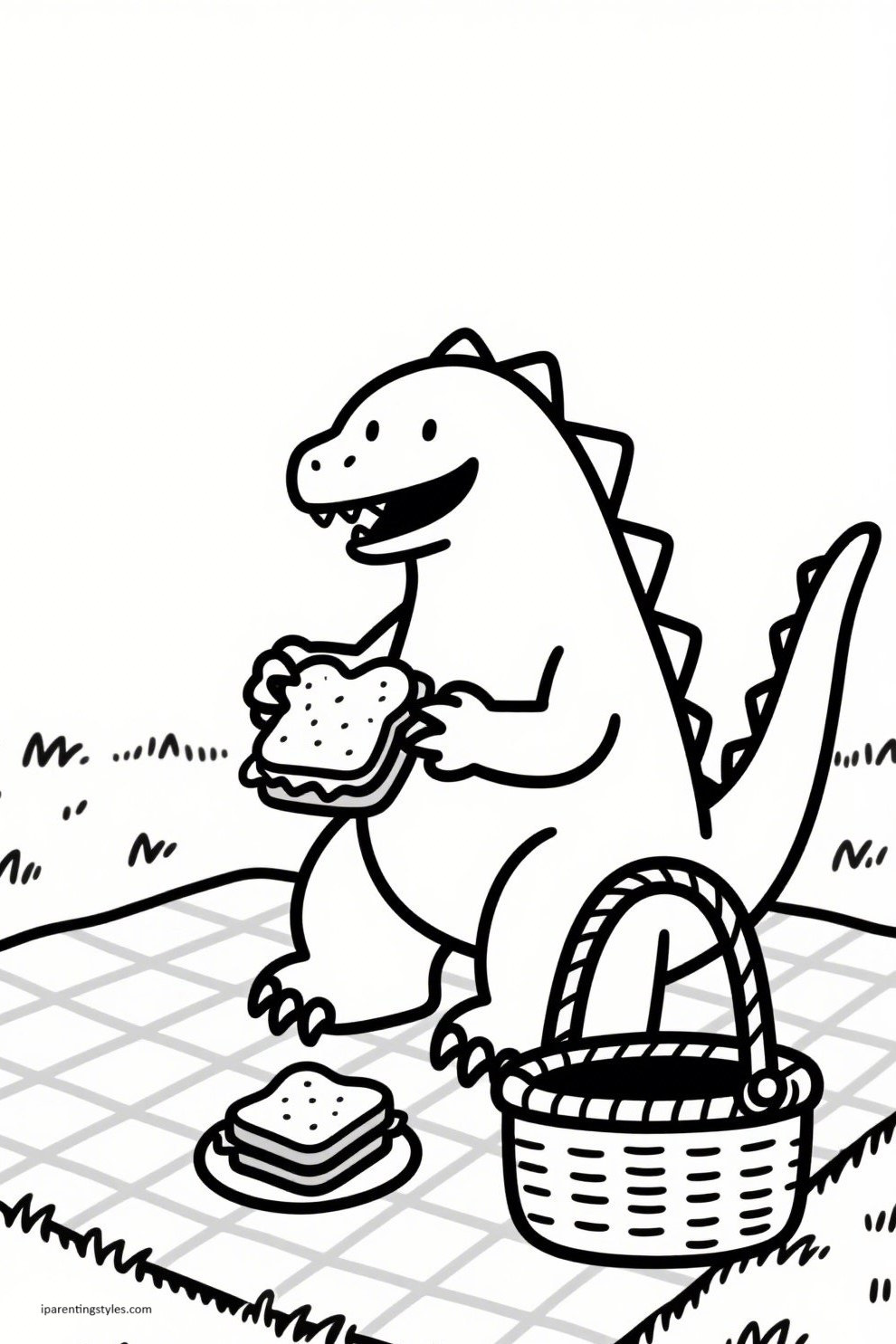 10 Adorable Godzilla Coloring Pages to Make You Smile! 🦖💖