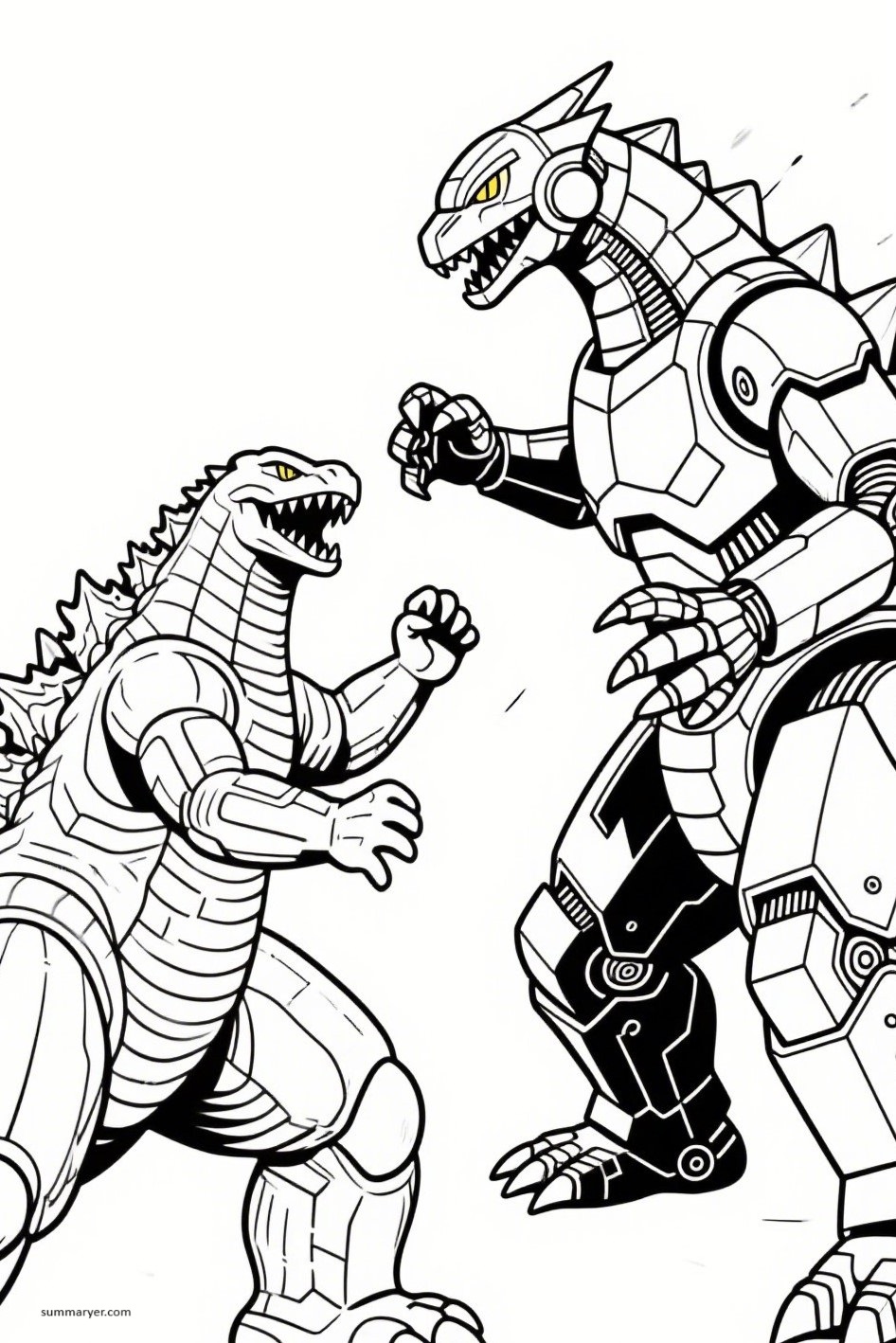 10 Epic Godzilla Coloring Sheet Ideas for Kids and Fans