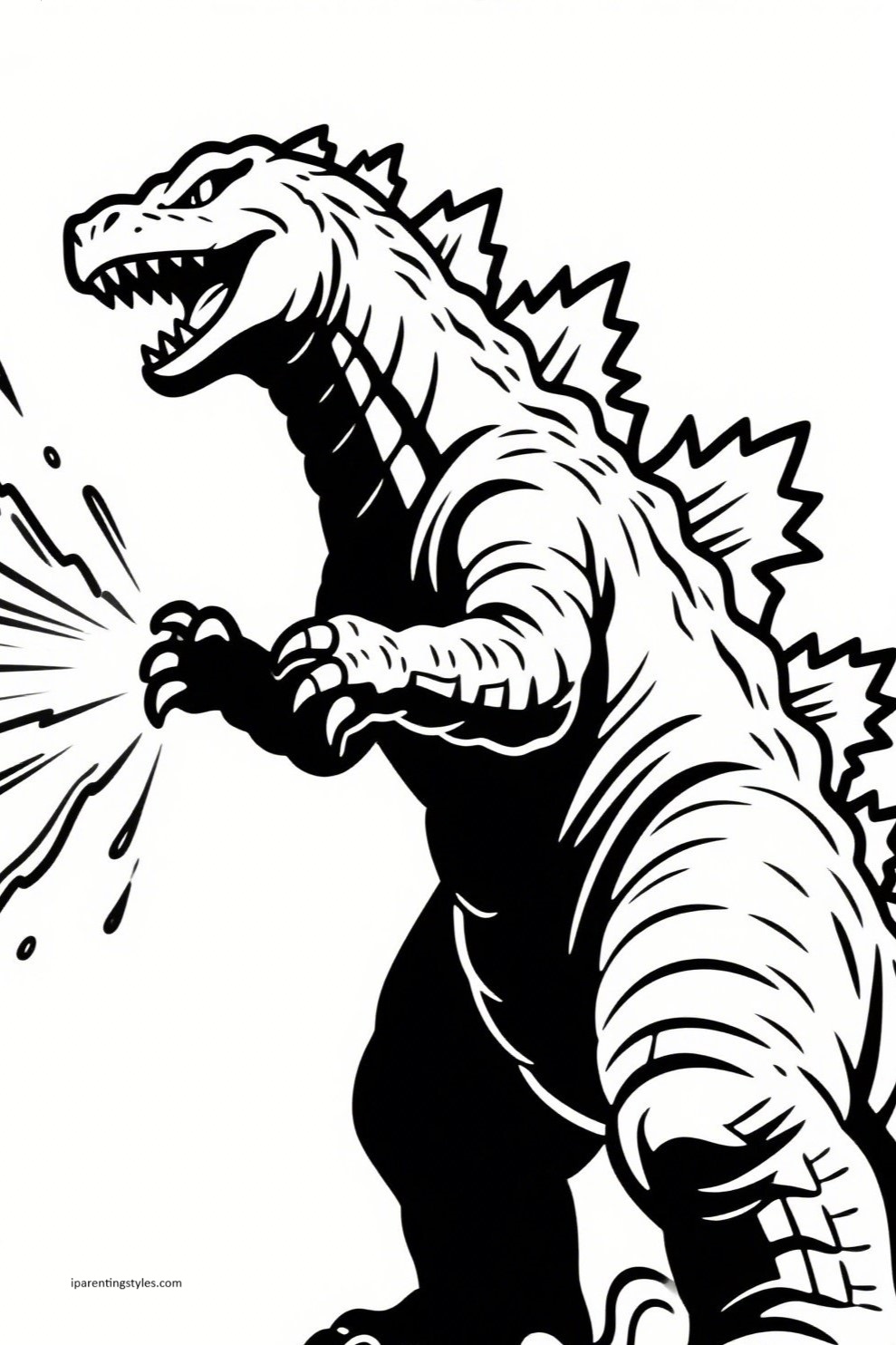 Dive Into the World of Godzilla: The Ultimate Coloring Page Adventure
