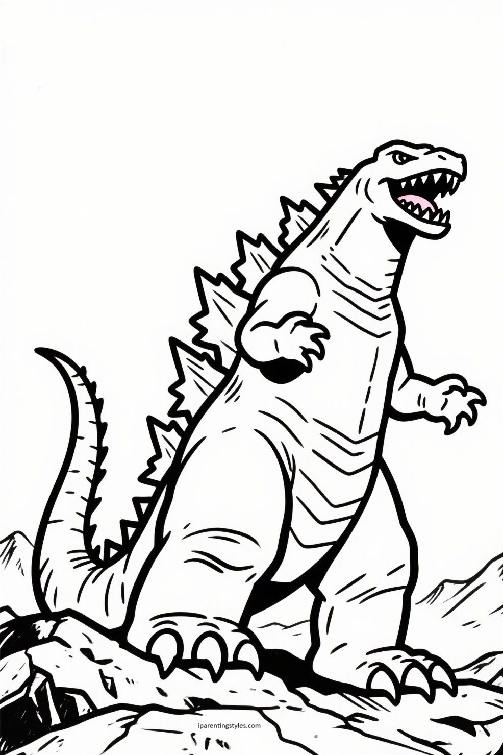10 Printable Pages to Bring the King of Monsters to Life