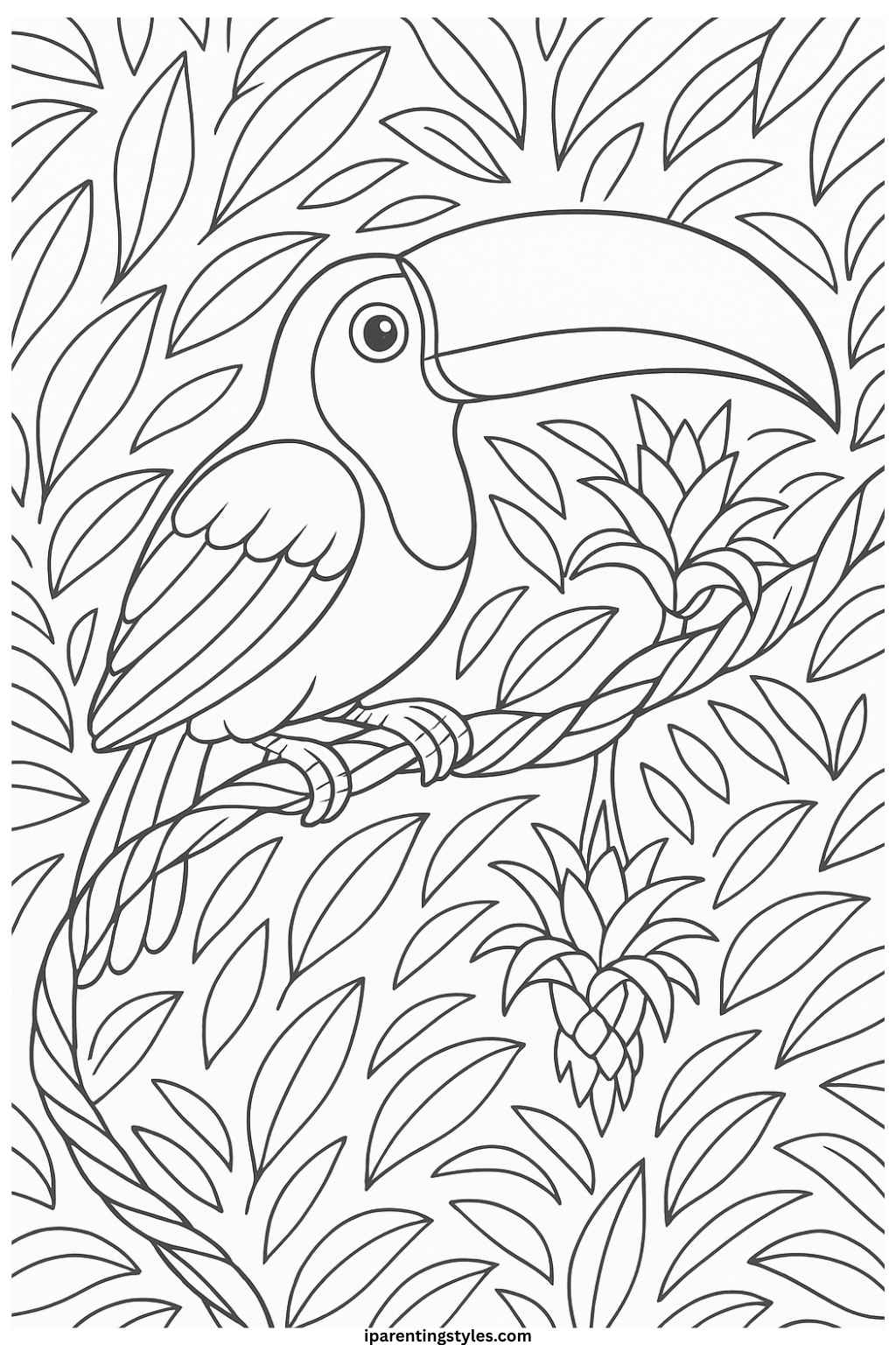 🐦 Enchanting Bird Coloring Sheet Collection "Sheet 4"