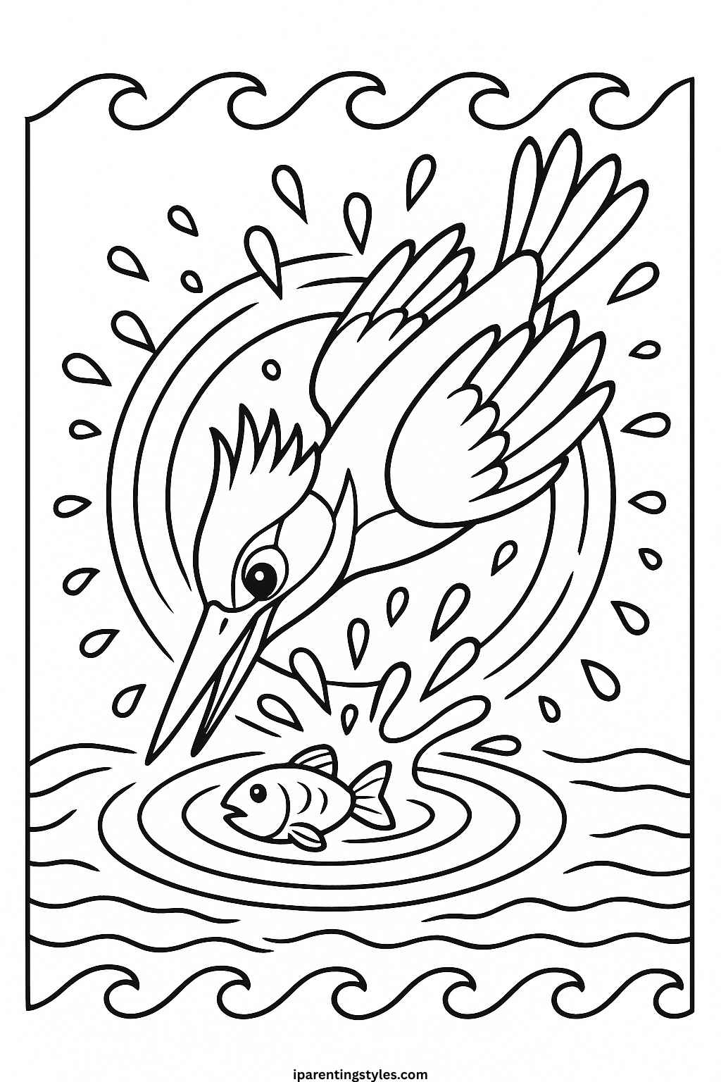 🐦 Whimsical Bird Coloring Sheet Collection 🖍️ "Page 4"