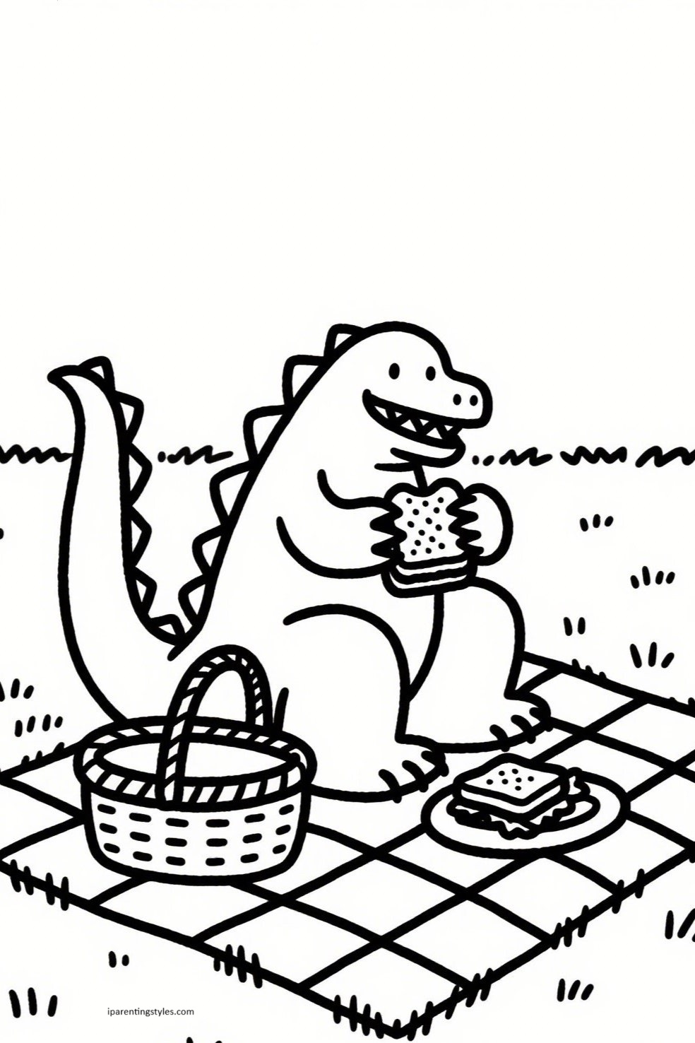 10 Adorable Godzilla Coloring Pages to Make You Smile! 🦖💖