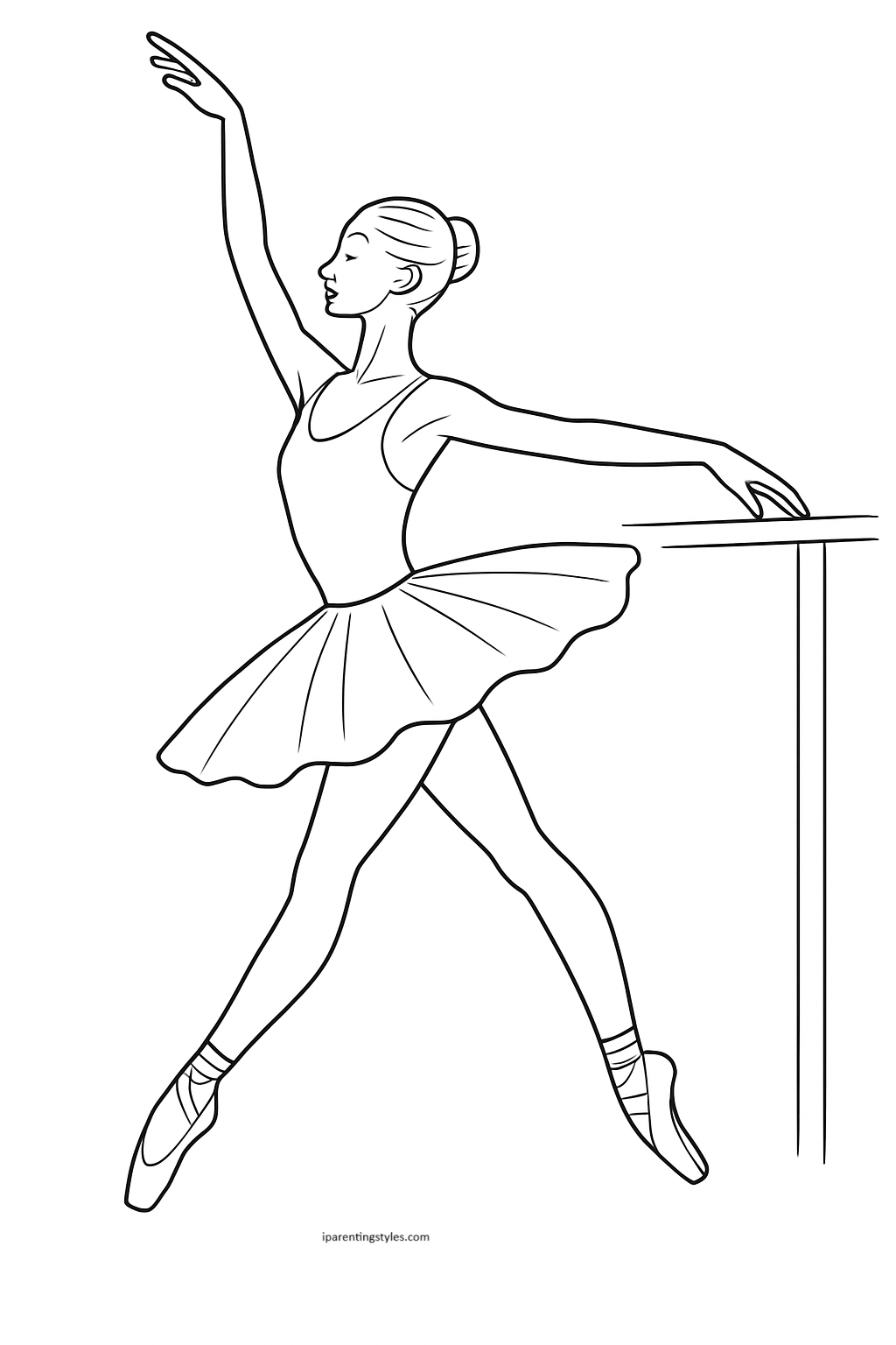 Ballet in Motion: 10 Stunning Ballerina Coloring Pages to Bring Grace to Life