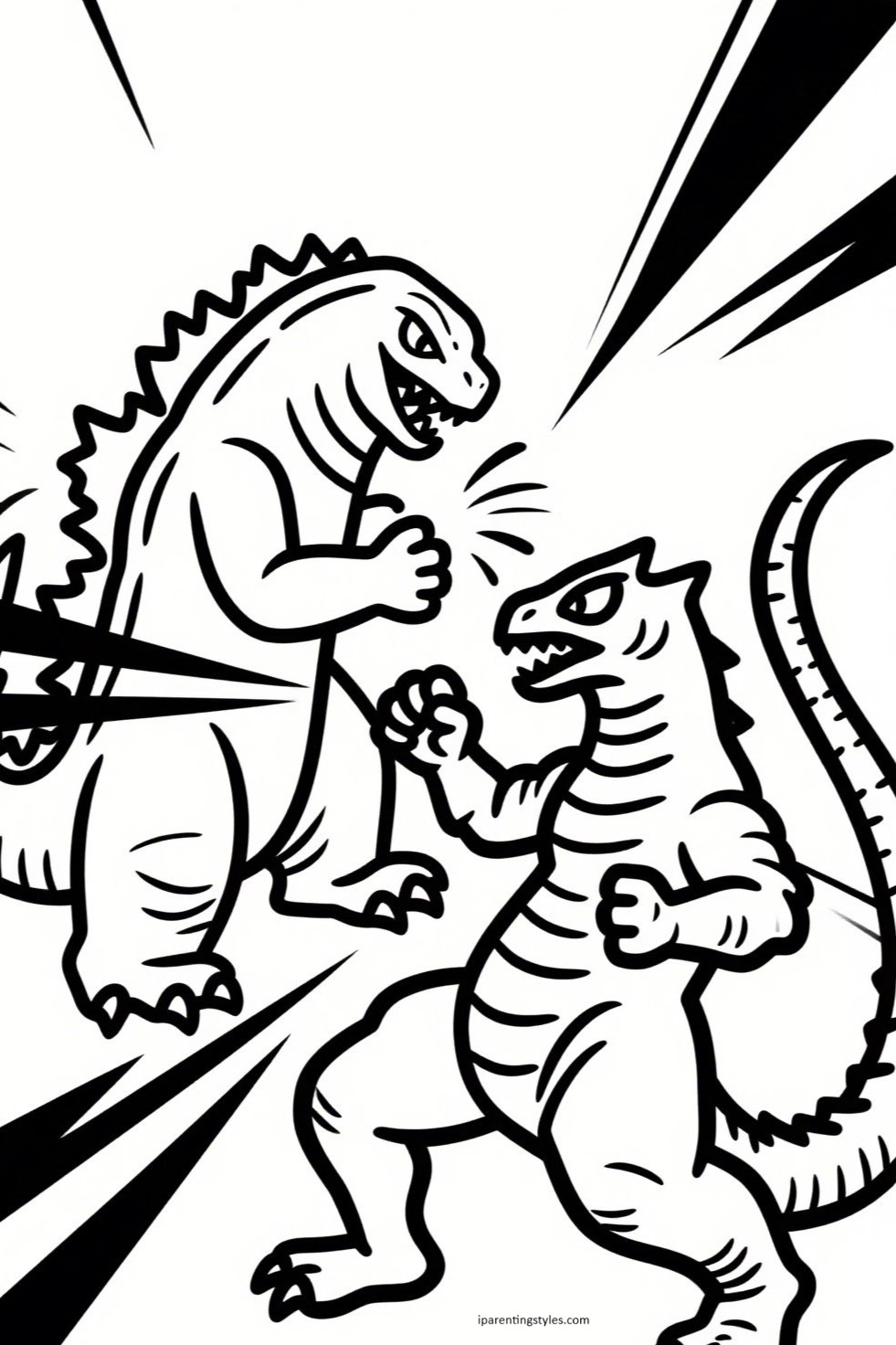 Dive Into the World of Godzilla: The Ultimate Coloring Page Adventure