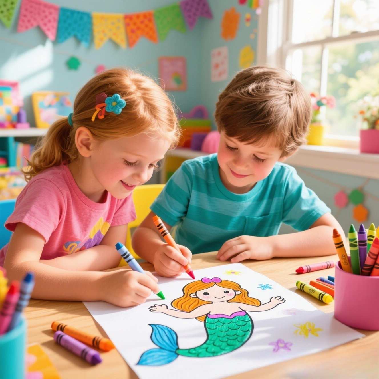Dive Into Imagination: Free Mermaid Coloring Sheet Extravaganza for All Ages