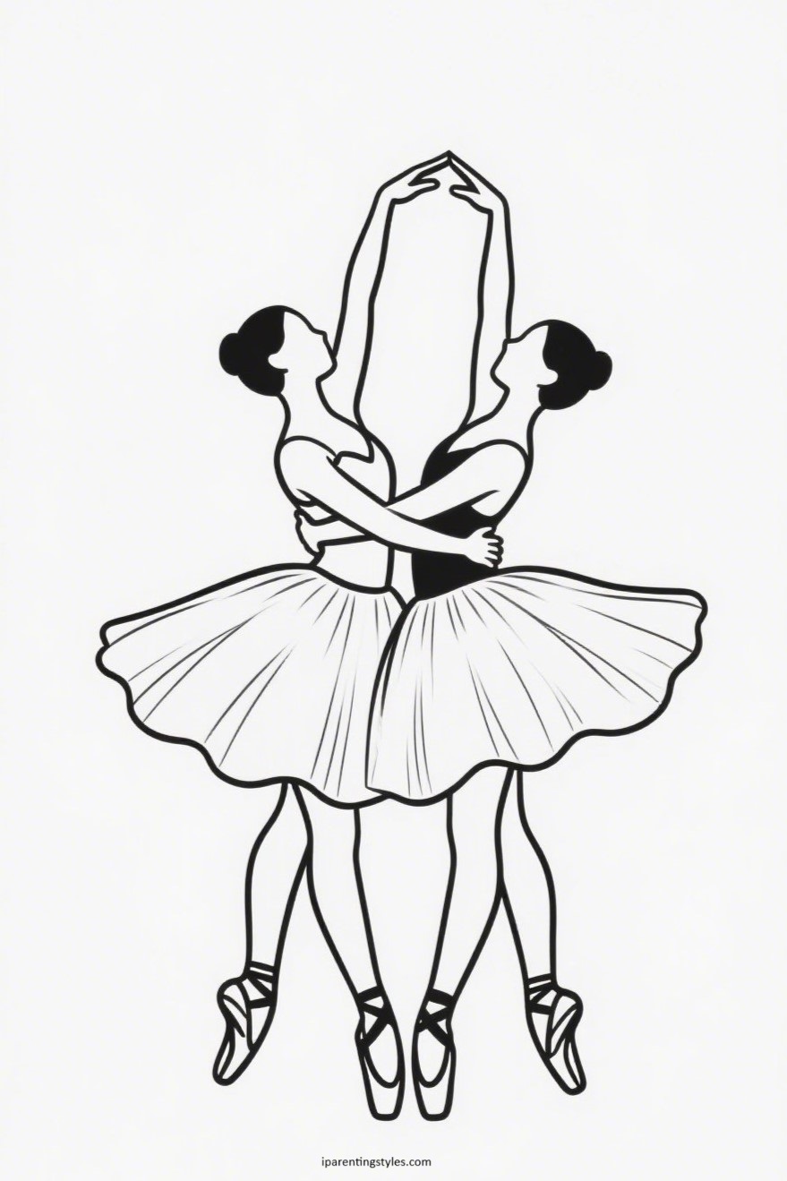 10 More Ballerina Coloring Pages to Bring Ballet to Life