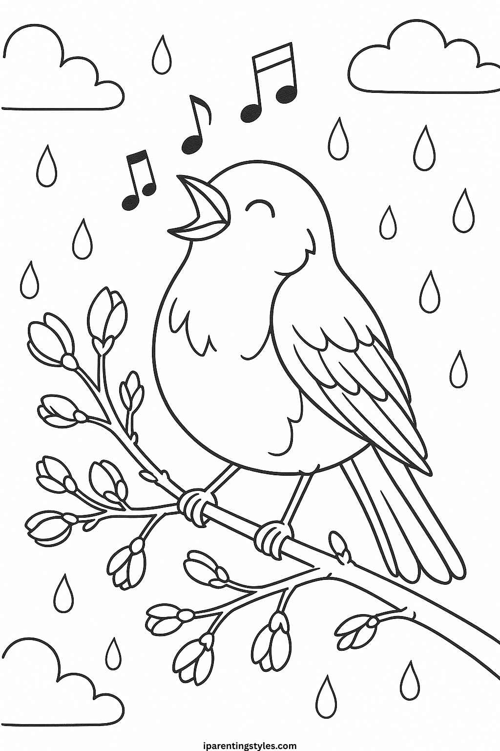 🐦 Enchanting Bird Coloring Sheet Collection "Sheet 5"