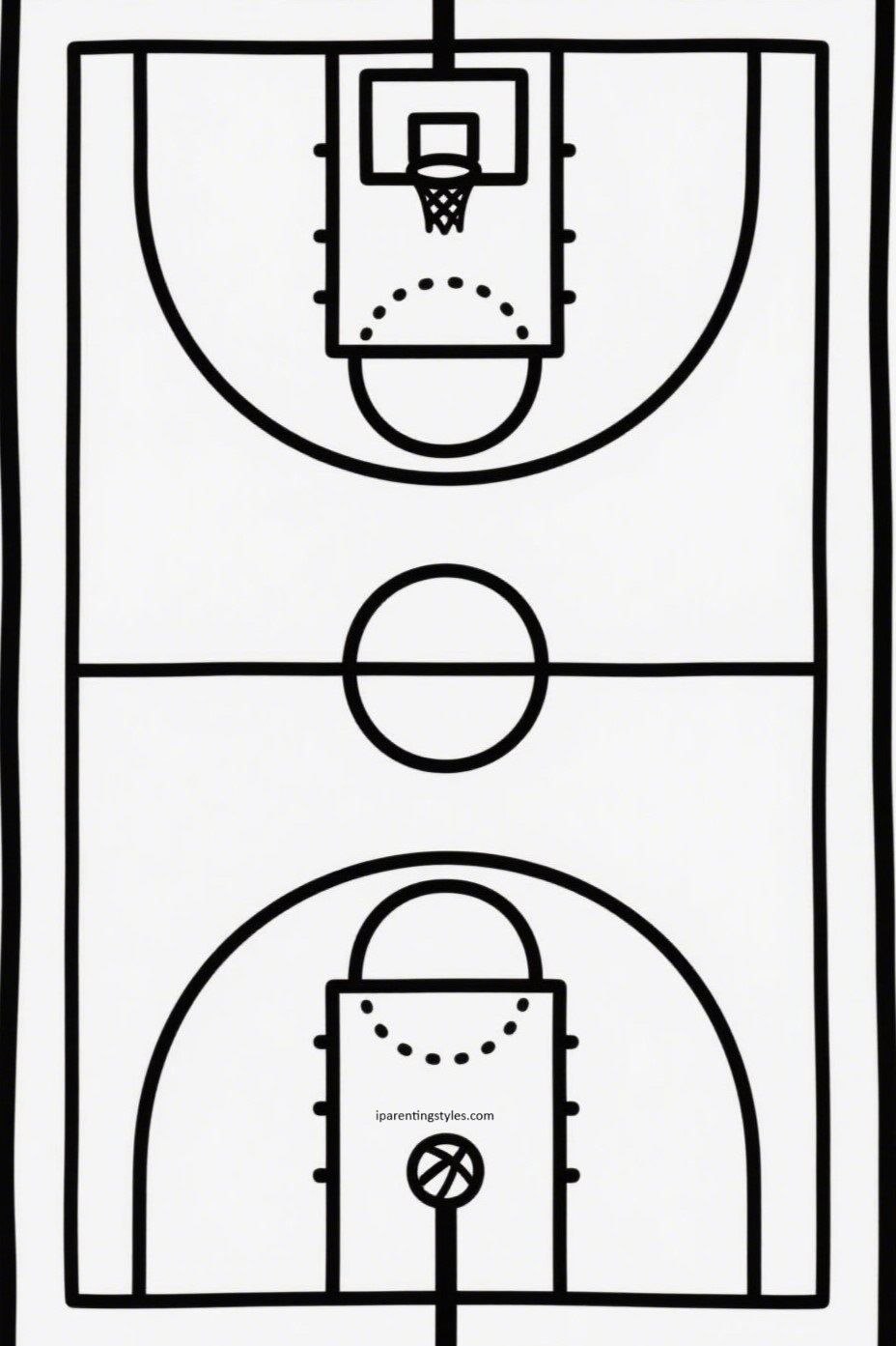Fun and Cute Basketball Coloring Pages for Kids! 🏀🎨