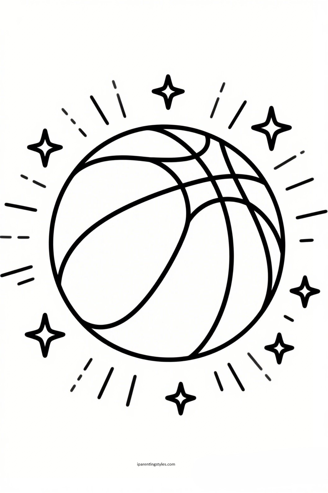 10 Adorable Basketball-Themed Coloring Pages for Kids! 🏀✨