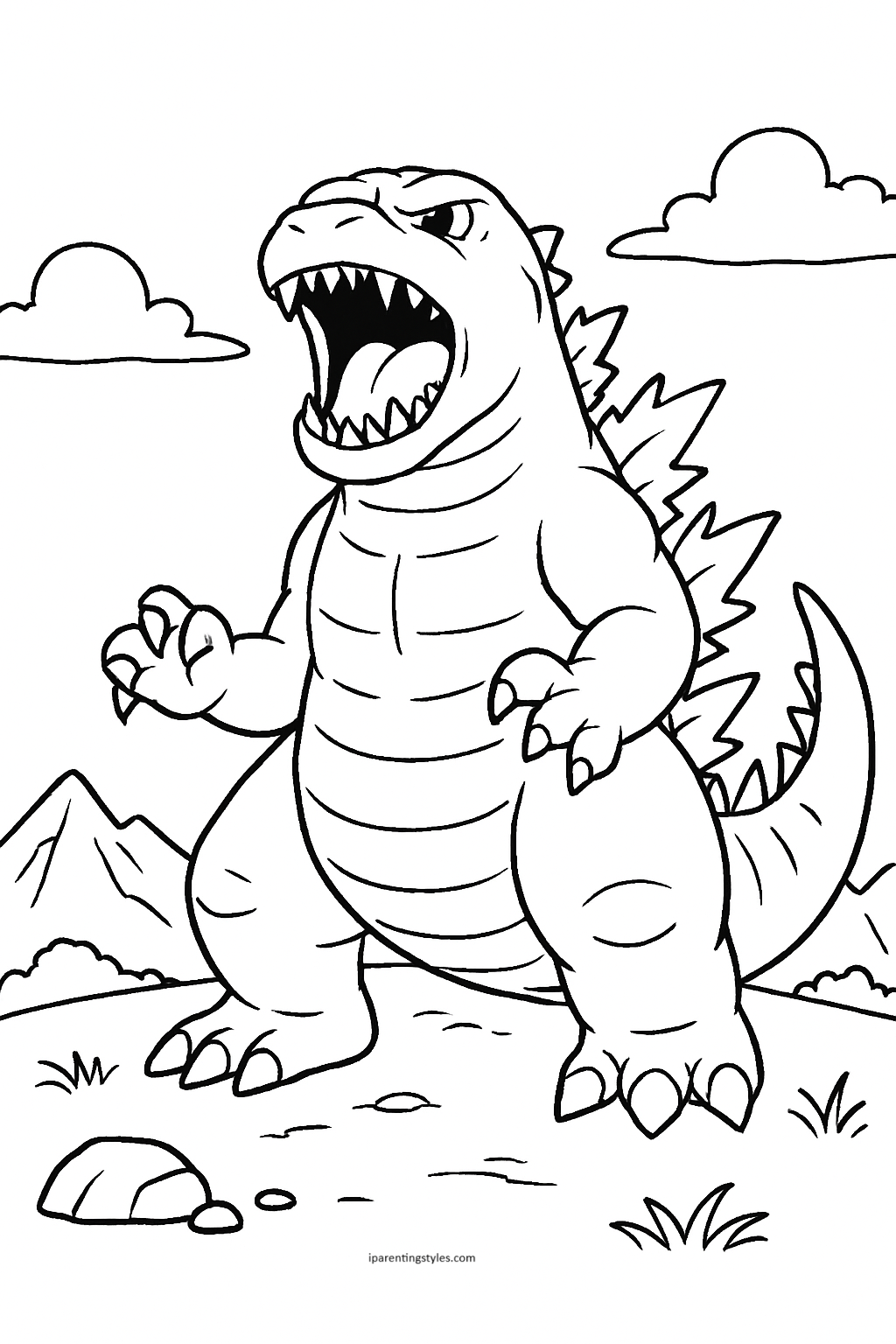10 Printable Pages to Bring the King of Monsters to Life