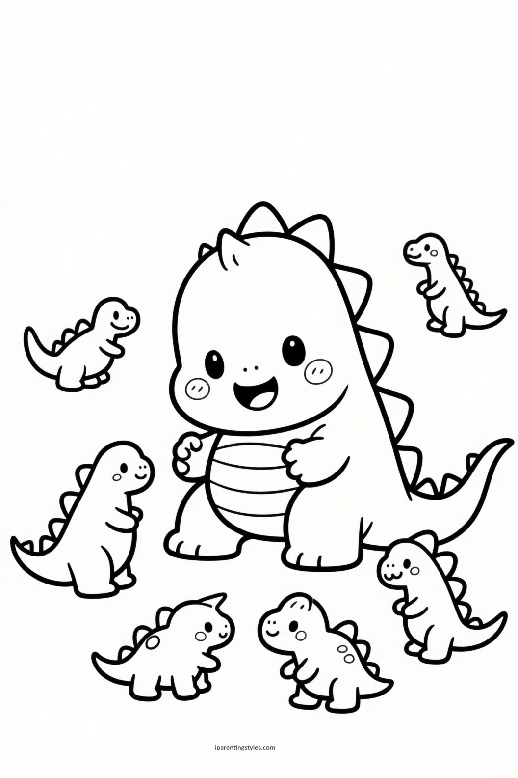10 CUTIE Godzilla Coloring Pages for Kids! 🦖🎨