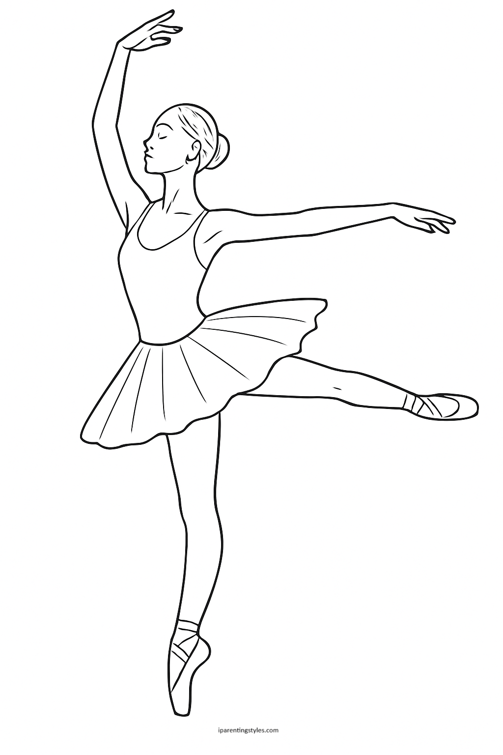 Ballet in Motion: 10 Stunning Ballerina Coloring Pages to Bring Grace to Life