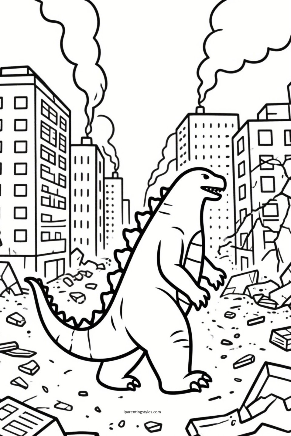 Dive Into the World of Godzilla: The Ultimate Coloring Page Adventure