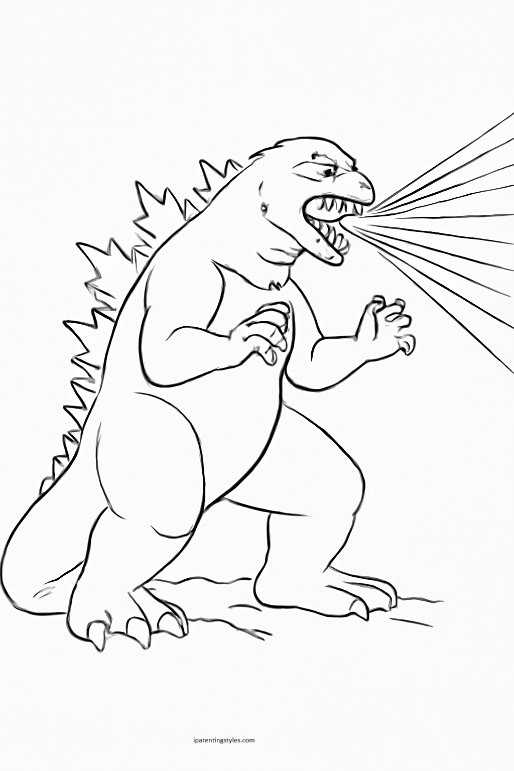 Unleash Your Inner Artist with These Epic Godzilla Coloring Pages!