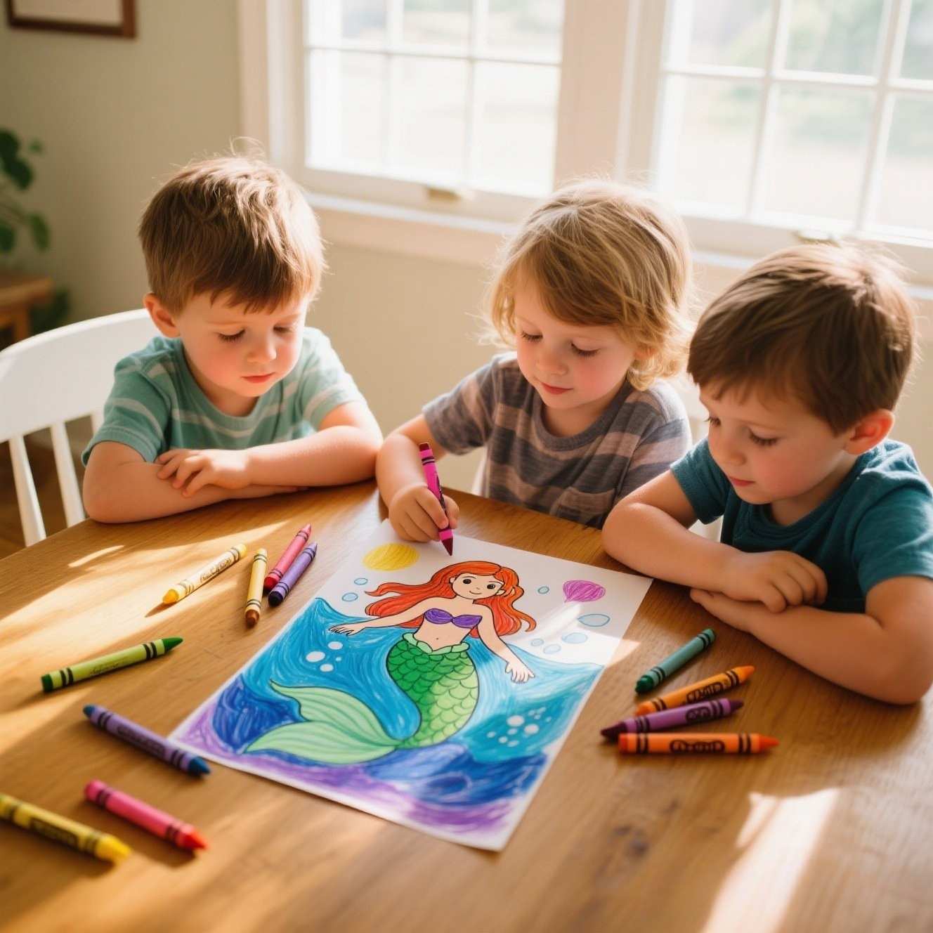 🧜‍♀️ Magical Undersea Adventures: Printable Mermaid Coloring Sheet Collection